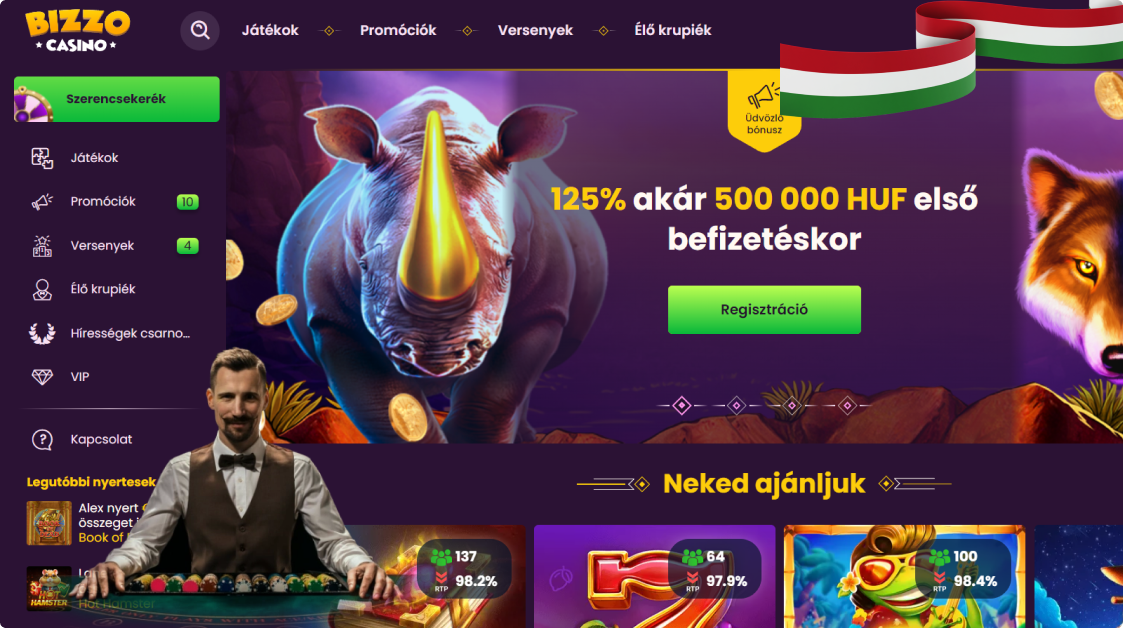 Bizzo Casino Bónusz Ajánlatok