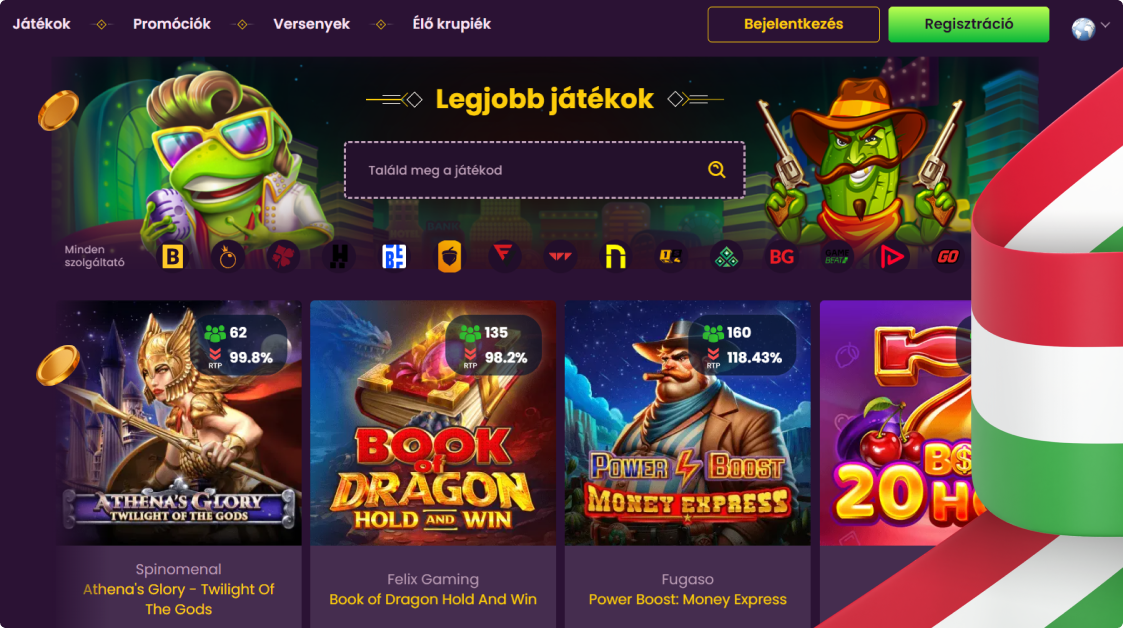 Bizzo Casino Legjobb Játékok